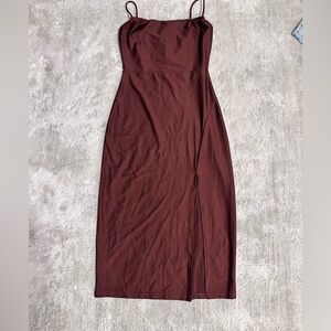 Windsor Strapless Burgundy Dress